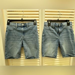 Girls size 14 old navy ballerina jean Bermuda shorts